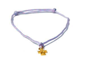 The Minis, the Radiant Heart cross bracelet