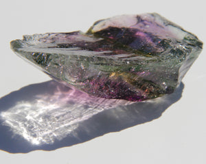 Multi Andara from Lady Nellie: Sapphire + Istari +Sovereign Amethyst+ Earth Shaman.  Create a descent and expansion of all aspects within this body.  This is not a stone to leave the body, but rather to anchor firmly within.  Rainbow  on the back of the Andara.