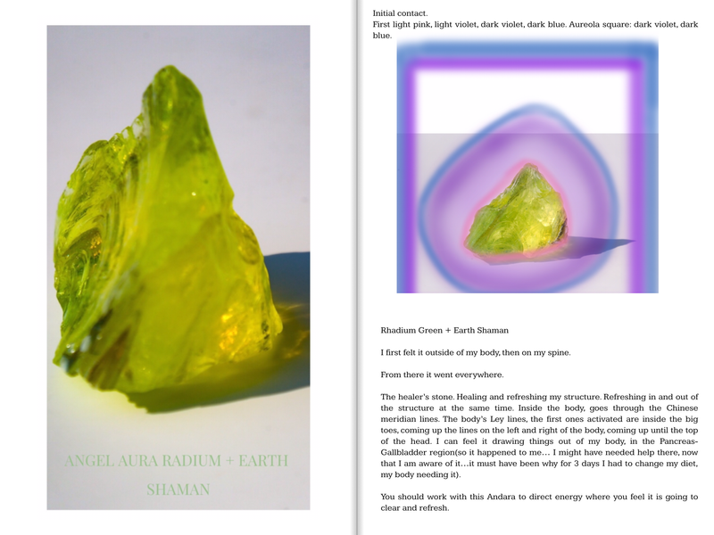 This Lady nellie Andara Angel aura Radium green + Earth Shaman is an Healer's stone.  It clears and refresh the structure.Auric field of the Andara Angel aura Radium green + Earth shaman.