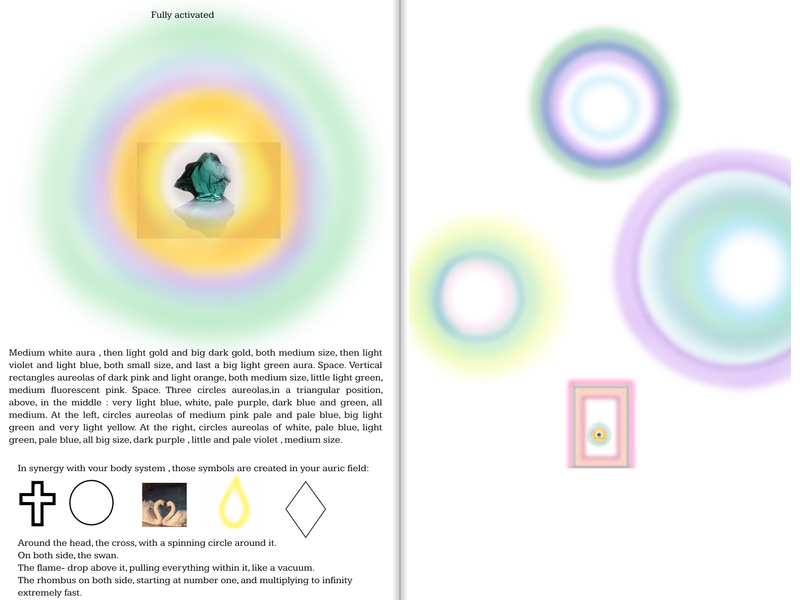 Auras of Inanna + Earth shaman Andara. Inanna + Earth Shaman Andara, Holding the original template of the first fully realized Ascended master - Divine Feminine on Gaïa.